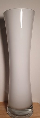 Hand made white glass - hand,