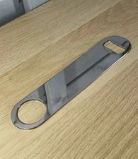 BAR BLADE BOTTLE OPENER 7" POLISHED STAINLESS STEEL FLAIR BARTENDER SPEED PK1