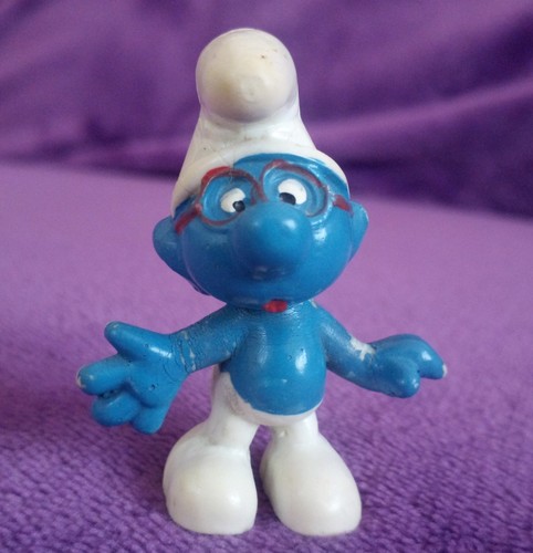 Brainy smurf figure schleich - smurf, figure.