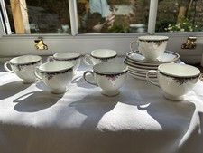 7 Wedgwood Osborne Pattern Tea