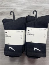 Nike Black Crew Socks 3 Pairs