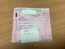 GENUINE HONDA CB750F 1980 US TITLE FOR REFERENCE/DISPLAY/MANCAVE WORLDWIDE POST