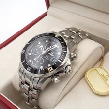 OMEGA Seamaster Men's Black Watch - 213.30.42.40.01.001 (Full Set)