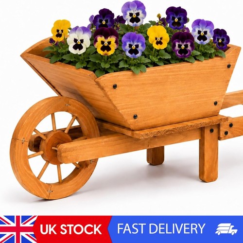 Garden wooden wheelbarrow - garden,