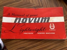 NOVUM LIGHTWEIGHT SEWING MACHINE MANUAL