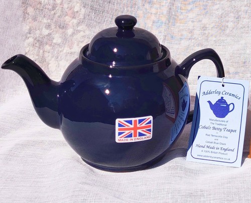 Cup cobalt betty - cup, teapot