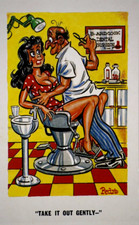 Postcard Seaside Comic Art