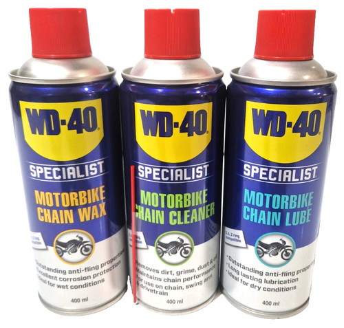 Wd40 motorcycle chain wax - chain,