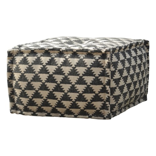 Art deco durrie pouffe - deco,