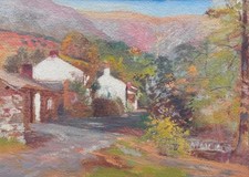 APPLETHWAITE NEAR KESWICK (Lake District) - Original Vintage Pastel Painting