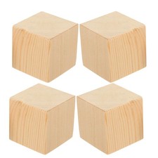 4Pcs Wood Blocks Furniture
