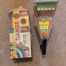 Vintage Marx Toys Practice Target Range Arcade Game Shooting Gallery Rare 1960s