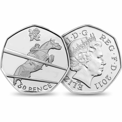Rare 50p olympic coins - 50p, from
