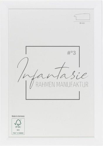 Picture frame white matt - picture,