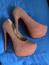 Love Lemonade Crystal Diamante Shoes Size 5.5
