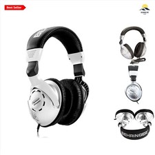 Studio Monitor Headphones - Wired Over-Ear for Pro Studio Recording & Listening
