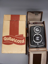 ROLLEICORD 1A medium format TLR camera with original box, case and accessories