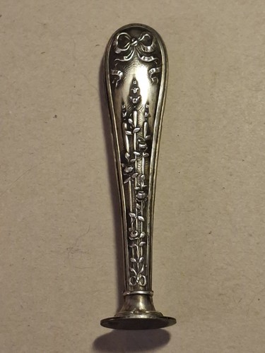 Solid silver seal stamp - seal, virgin