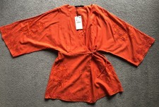 ZARA Embroidered Dress Kimono