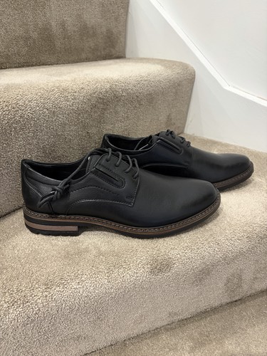 Mens lace black brogue - up,