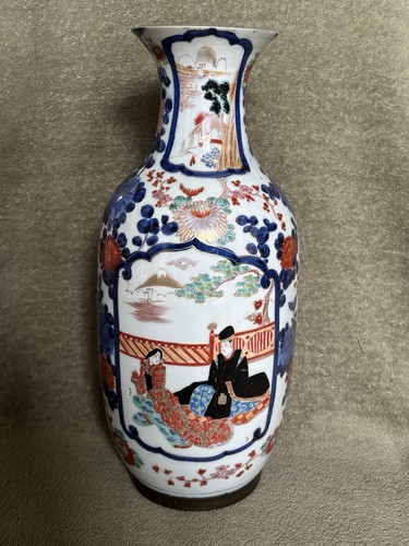 Japanese imari porcelain vase - japanese,