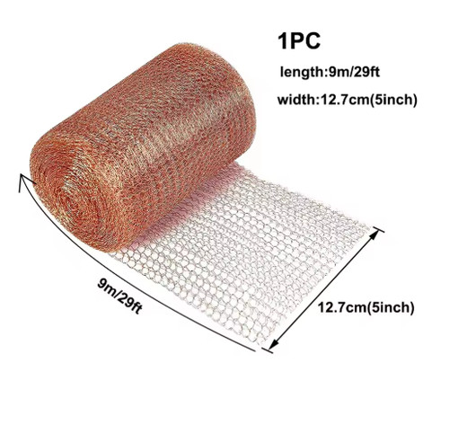 15m pure copper - 1-15m, mesh