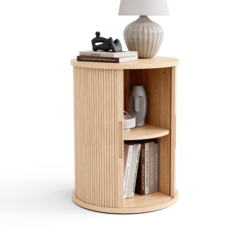 Round fluted end - fluted, tall