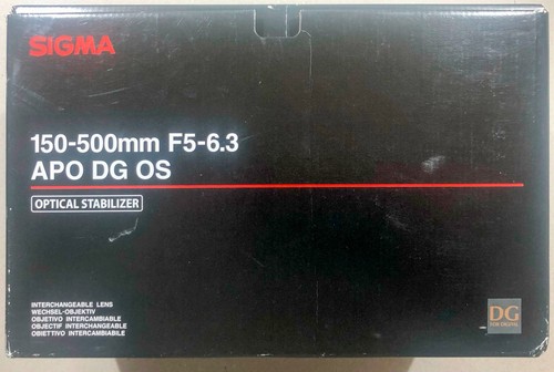 Sigma 150 500mm - apo, dg