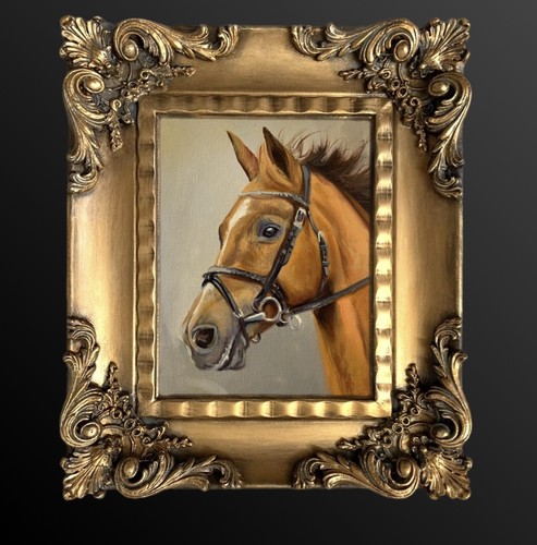 Framed original oil painting - original,