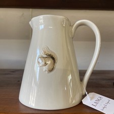 Stoneware Squirrel Embossed