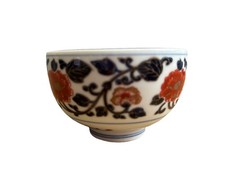 Arita Ware Japanese Imari Floral Rice Bowl