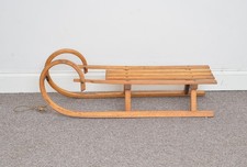 Vintage old wooden sleigh