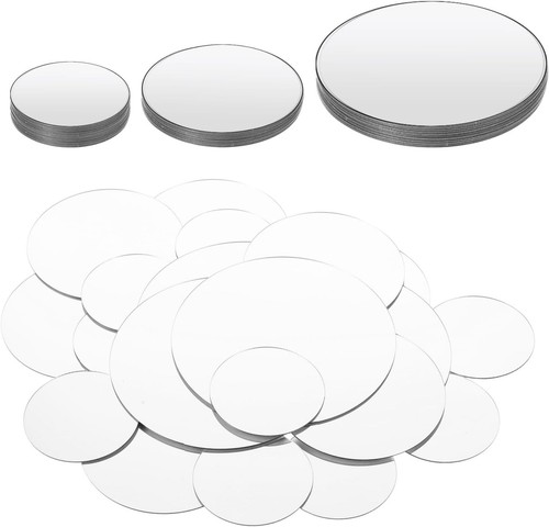 Pcs round mirror sheets - 40,