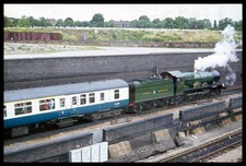 Original AGFA 35mm Rail Slide: OLD OAK COMMON OPEN DAY SHUTTLE: 1981 #1027