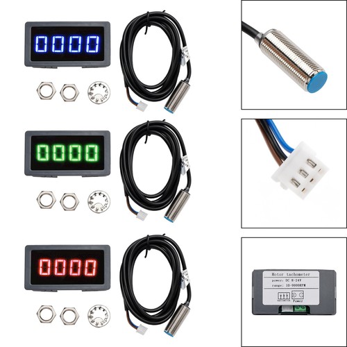 Tachometer digital led - 4, tach