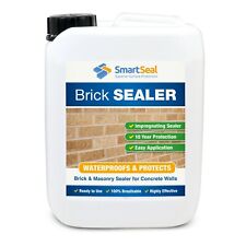 SmartSeal Brick Sealer Waterproof Wall Protects 10yr+ 'Dry' Finish Easy to Apply