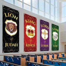 Church Banners with Scripture