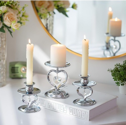 Unity candle holder silver - candle,