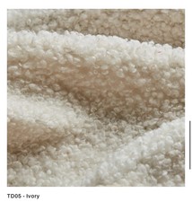 PANEL TEDDY BOUCLE BED FRAME