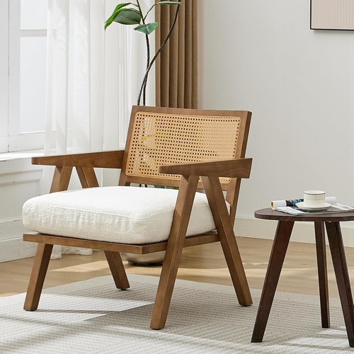 Mid century modern boucle - modern,