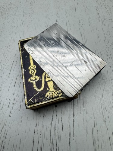 Sterling silver matchbox cover - silver,