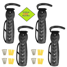 4x Bike Storage Wall Mounted