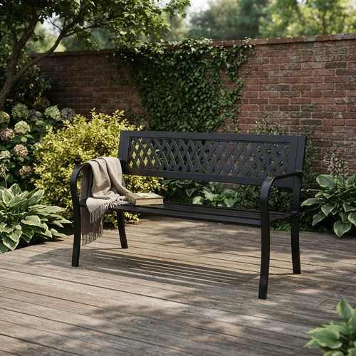 Sturdy seater patio - patio, bench