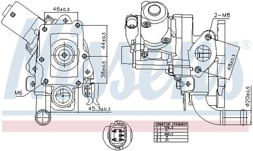 Egr valve nissens 98514 - nissens,