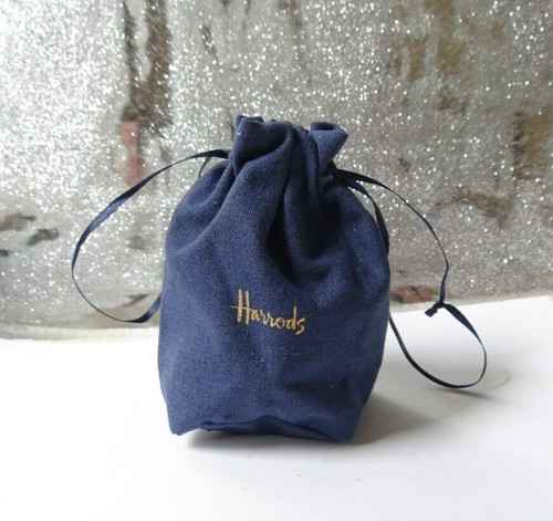 Harrods small navy blue - small,