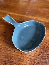 1960s POOLE POTTERY ~ OVEN TO TABLE EGG BAKER, teal blue
