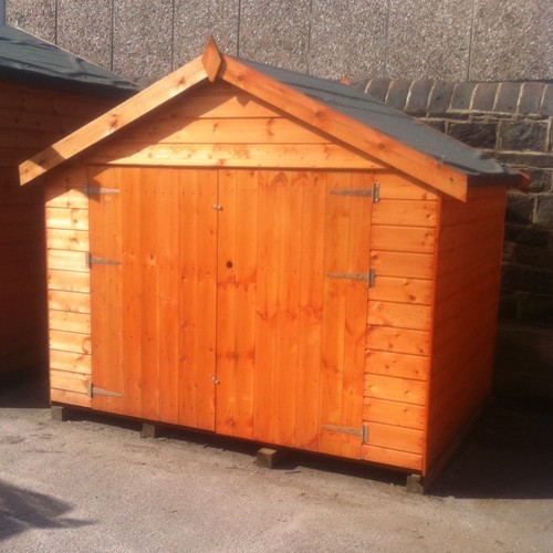 7ft 5ft wooden bike shed - x,