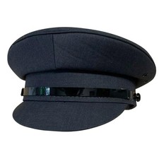 Light Grey Chauffeur Style Peaked Cap, Size 59cm, Large
