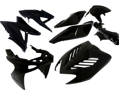 Fairing kit black metallic - kit, 8