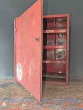 Vintage industrial cabinet Pigeon Hole Metal Storage Shelves garage workshop